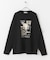 ポンチグラフィックロングスリーブTシャツ A