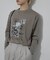 ポンチグラフィックロングスリーブTシャツ A