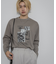 ポンチグラフィックロングスリーブTシャツ A