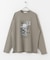 ポンチグラフィックロングスリーブTシャツ A