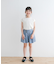 『WEB／一部店舗限定サイズ』フロントボタンキュロットパンツ(KIDS)