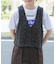 ウール混ネップベスト