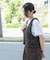 ウール混ネップベスト