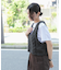 ウール混ネップベスト