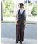 ウール混ネップベスト