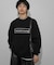 『別注』BASQUIAT×SENSE OF PLACE　ロゴロングスリーブTシャツ