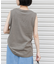 FORK&SPOON　マルチカラーボーダーノースリーブTシャツ
