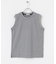 FORK&SPOON　マルチカラーボーダーノースリーブTシャツ