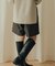 センタープレスバミューダパンツ