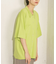 ルーズシルエットニットシャツ