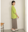 ルーズシルエットニットシャツ