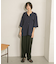 ルーズシルエットニットシャツ