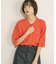 ルーズシルエットニットシャツ