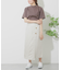 リネンレーヨン ラップスカート