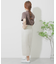 リネンレーヨン ラップスカート