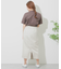 リネンレーヨン ラップスカート