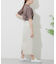リネンレーヨン ラップスカート