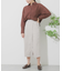 リネンレーヨン ラップスカート