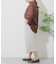 リネンレーヨン ラップスカート