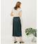 リネンレーヨン ラップスカート