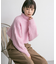 ハイネックショートニット