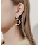 ボールニュアンスカーブピアス