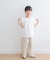 袖レースフレンチスリーブカットソー(KIDS)