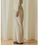 センタープレススラックスパンツ