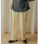 センタープレススラックスパンツ