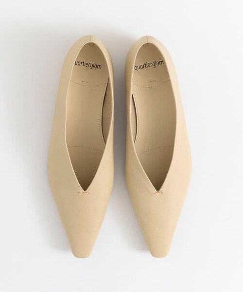 quartierglam CHISEL TOE V CUT PUMPS｜アーバンリサーチの通販｜&mall