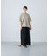 リネン半袖クルーネックニット