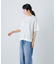 リネン半袖クルーネックニット