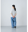 リネン半袖クルーネックニット