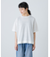 リネン半袖クルーネックニット