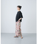 リネン半袖クルーネックニット