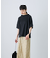 リネン半袖クルーネックニット