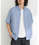 『吸水速乾／接触冷感』リネン混ハーフスリーブシャツ