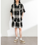 オンブレチェックショートスリーブシャツ