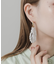 ツブツブパールフープピアス