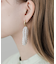 ツブツブパールフープピアス