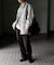 『セットアップ対応』ウールライクダブルタックワイドパンツ