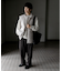 『セットアップ対応』ウールライクダブルタックワイドパンツ