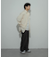 『セットアップ対応』ウールライクダブルタックワイドパンツ