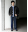 『セットアップ対応』ウールライクダブルタックワイドパンツ