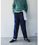 『セットアップ対応』ウールライクダブルタックワイドパンツ