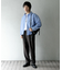 『セットアップ対応』ウールライクダブルタックテーパードパンツ