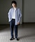 『セットアップ対応』ウールライクダブルタックテーパードパンツ