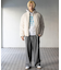 ジャージメルトンタックワイドパンツ