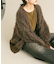 『WEB／一部店舗限定』シャギーZIPカーディガン