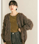 『WEB／一部店舗限定』シャギーZIPカーディガン